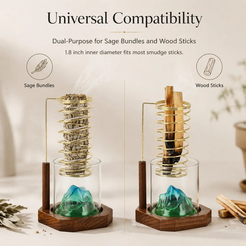 2-in-1 Sage & Palo Santo Holder